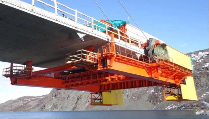 Carrucola mobile per casseforme