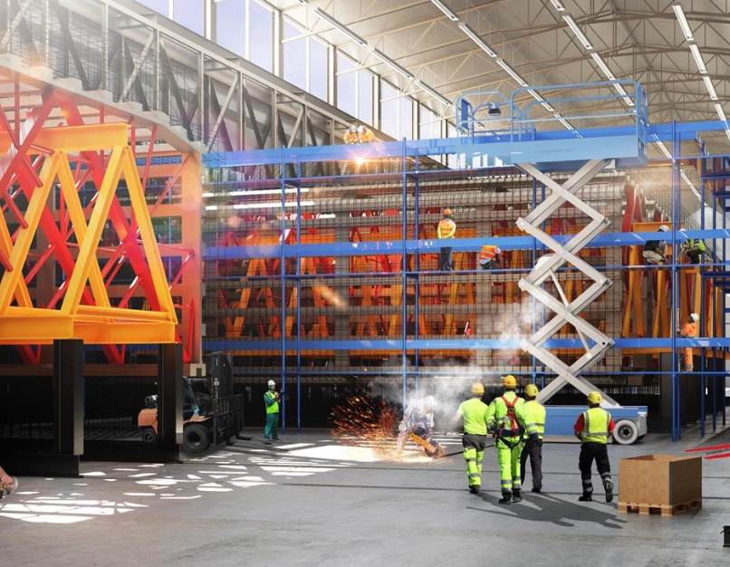 Tunnel Rebar Cage Rack